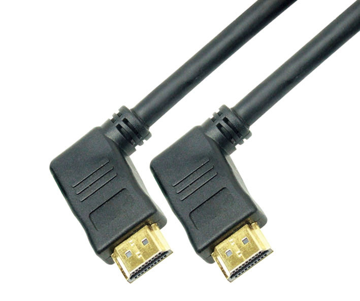 Hright Angle Left 90 Degree HDMI Cable Support 3D 1080P