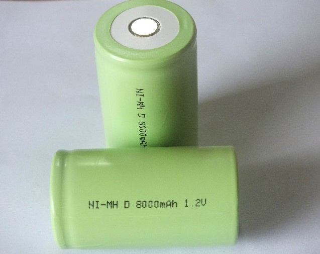Ni Mh 1.2V D Size 8000mAh Rechargeable Battery Pack