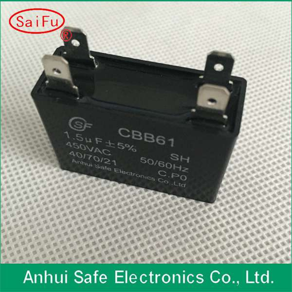 Cbb61 10UF 350VAC MKP Polypropylene Capacitors