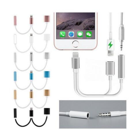 Supper Hot 2 in 1 Headphone Jack Adapter & Charging Adapter for iPhone 7 7plus