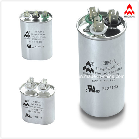 AC Film Cbb65 Capacitor Qualified VDE. UL. CE. TUV. CQC