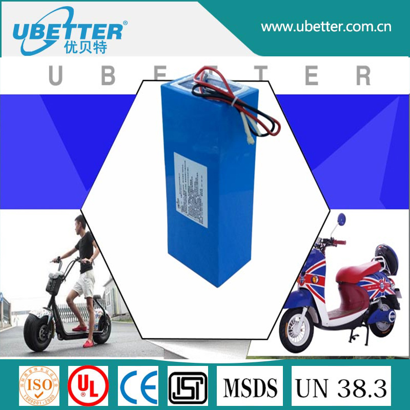 OEM Rechargeable Lithium Ion E-Bike Battery Pack 48V with Ce RoHS MSDS Bis