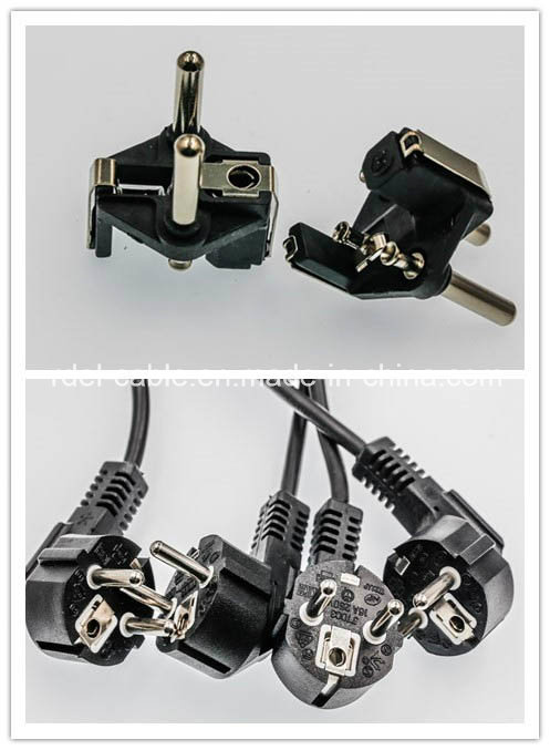 Schuko Insert (3 Prong Insert plug, 4.8mm three-pin electrical plug)