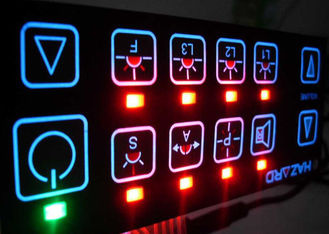 Electrical Backlit LED Membrane Switch Panel Sticker, 3m467 / 3m468 Adhesive