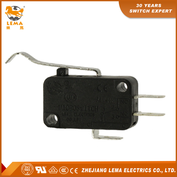 Lema Customized Kw7-51 Bent Lever Snap Action Micro Switch