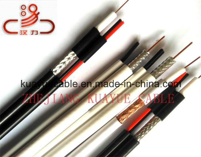 RG6 Coaxial Cable with Power Cable Audio Cable