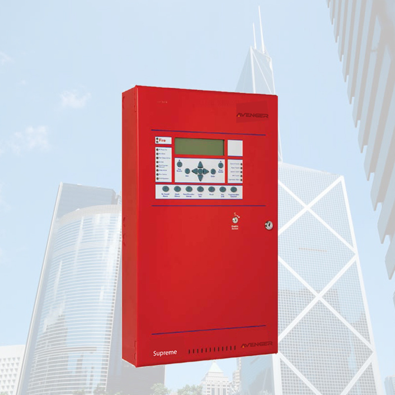 As1420-10 Fire Alarm Elite [H] 2 Loop Panel Red W/Enet Network Card As1425-10