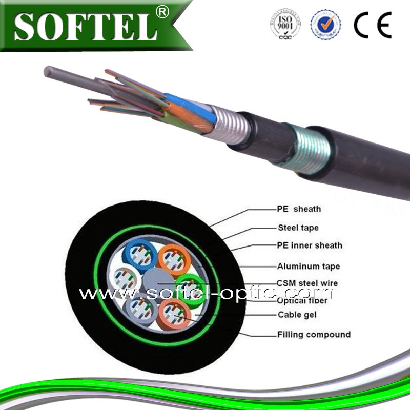 144c GYTA53 Single Mode Fiber Optic Cable