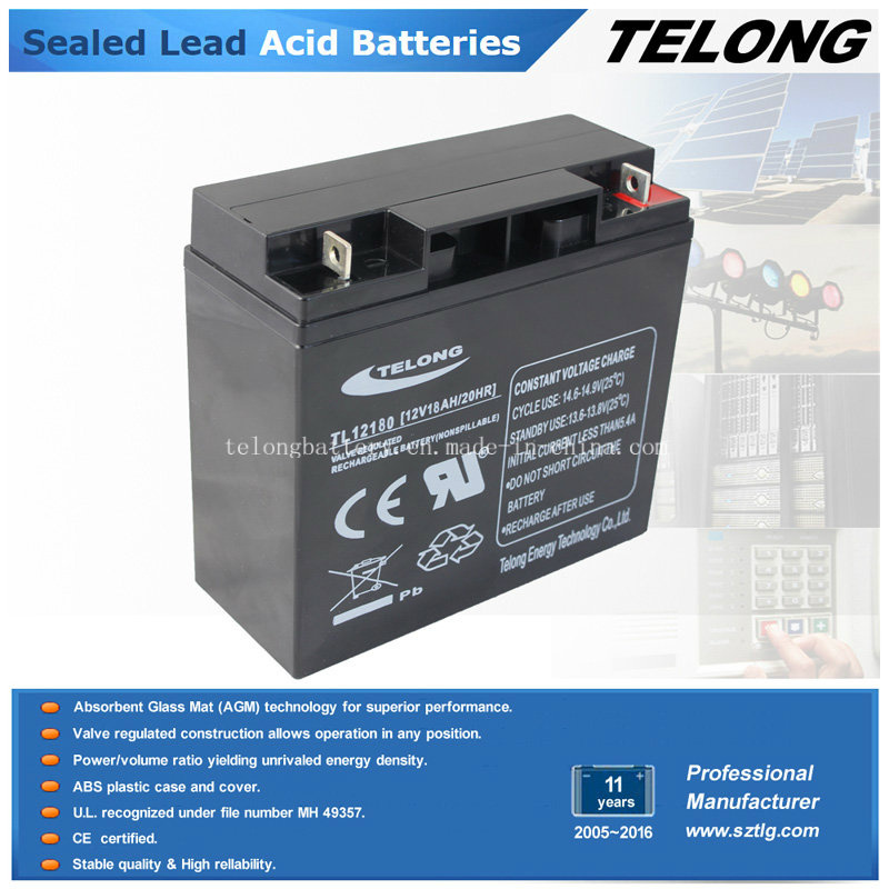 12V 18ah Deep Cycle Battery UPS Battery Lead Acid Battery