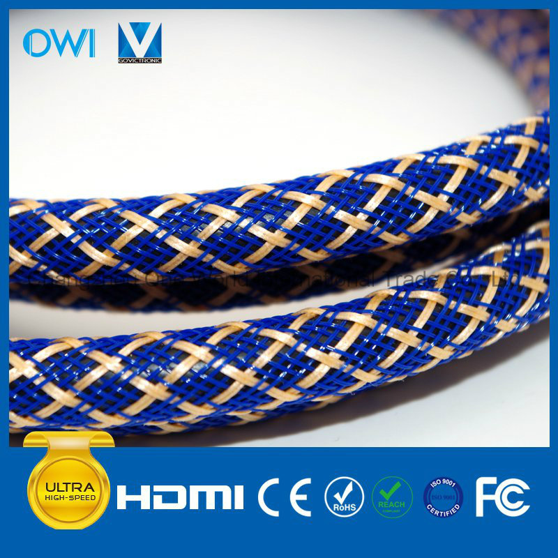HDMI 19 Pin Plug-Plug Cable for 4K & HDTV with Braiding