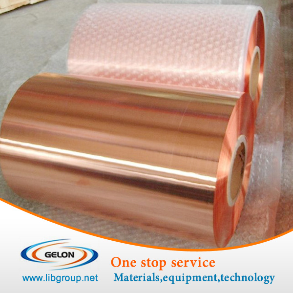 Lithium Ion Battery Cu Copper Foil for Anode Materials (GN)