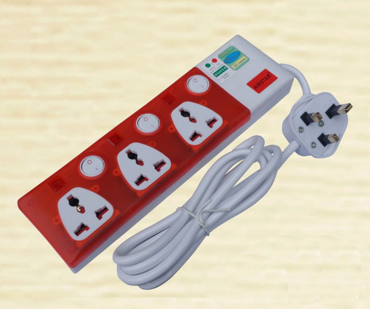 Movable Multi Function Colorful Extension Electrical Multiple Plug Socket