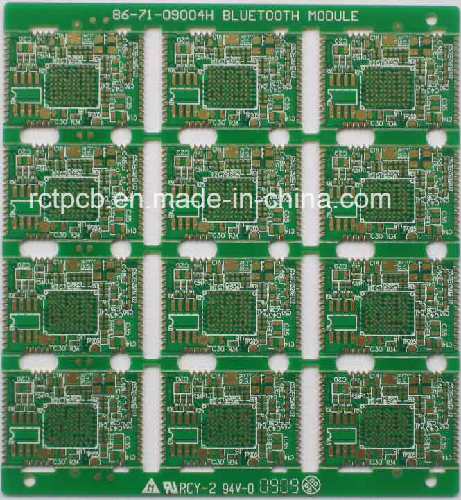 4 Layer Half Hole Rigid PCB