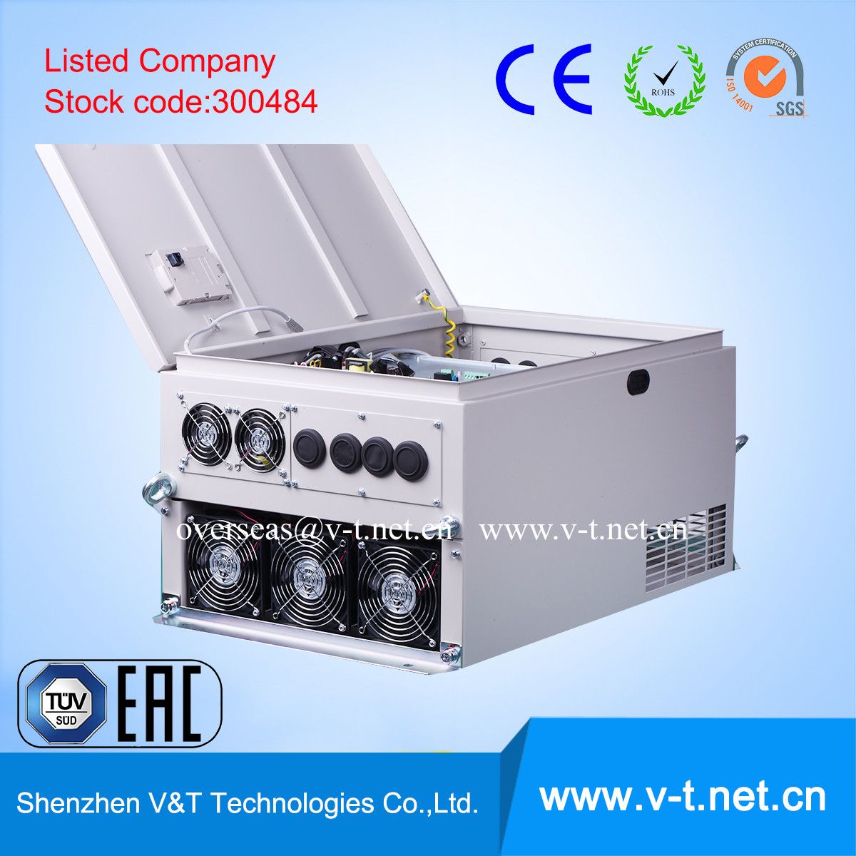 V&T V6-H Three Phase 230V 0.4 to 132kw Toque Control AC Drives/Variable Frequency Converter/Frequency Inverter/VFD/VSD/AC Drive