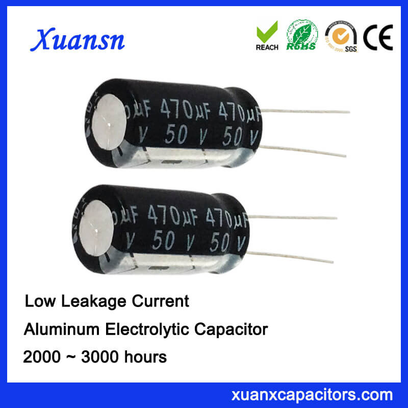 470UF 50V Electrolytic Capacitor Low Leakage Current