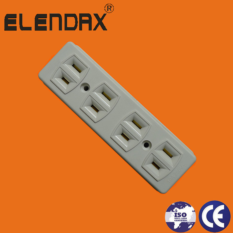 Spring Type Outlet 4-Gang (AE6004)