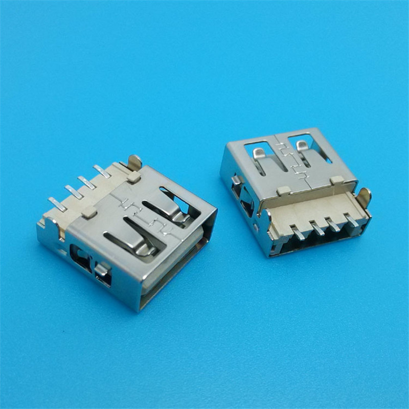 Shenzhen Factory SMT 180 Degree 4 Pin USB Connector