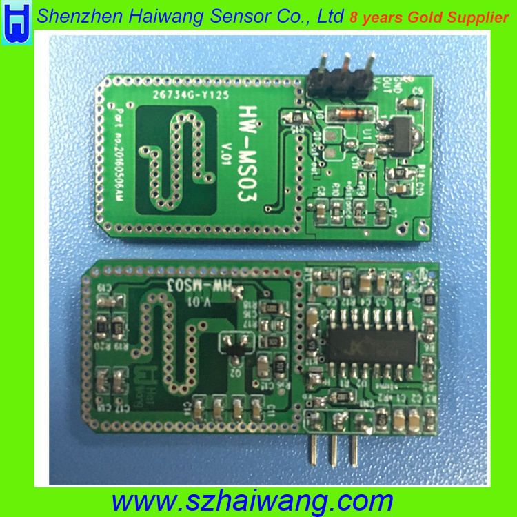 Short Detecting Distance Wireless Motion Sensor Module (HW-MS03)