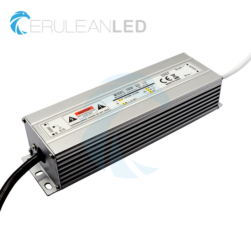 DC 12V 24V Output 60W IP67 Waterproof LED Power Supply