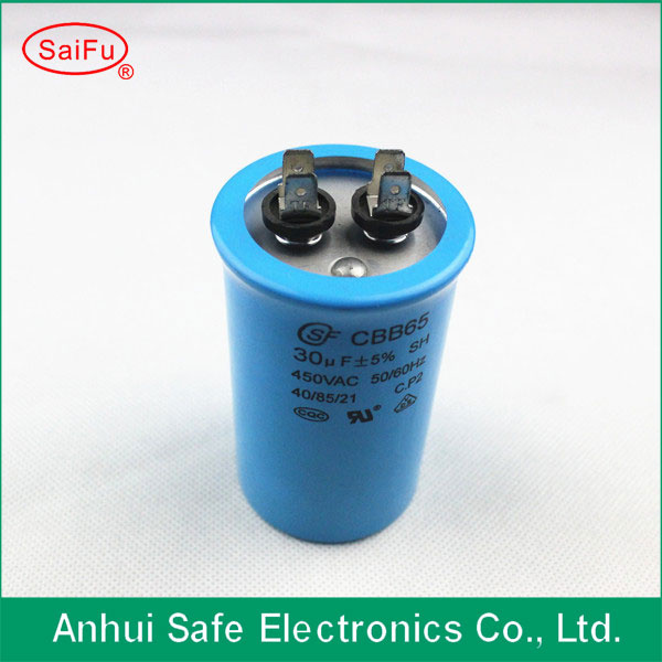 Cbb65 80UF 370VAC 50/60 Hz Sh Capacitor