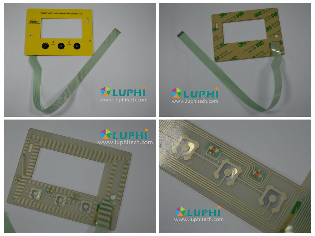 High Quality Customized LED Backlighting Membrane Switch (MIC-0028)