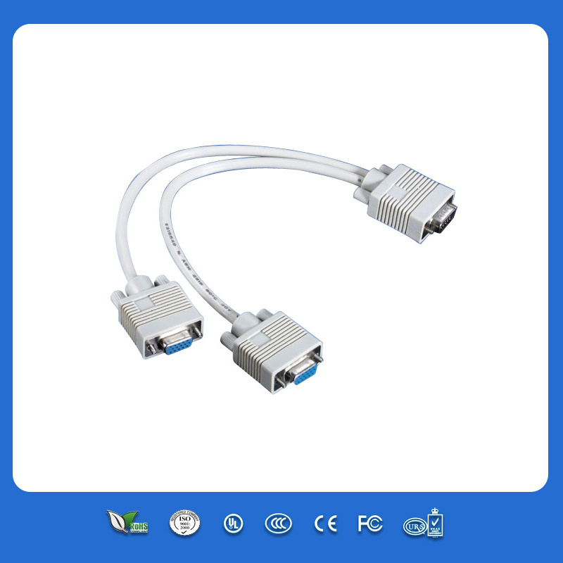 VGA Splitter Cables with M -2 F