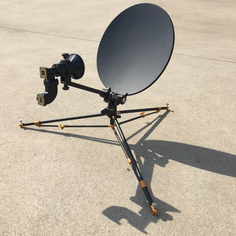 0.4m Carbon Fiber Flyaway Vsat Dish Antenna