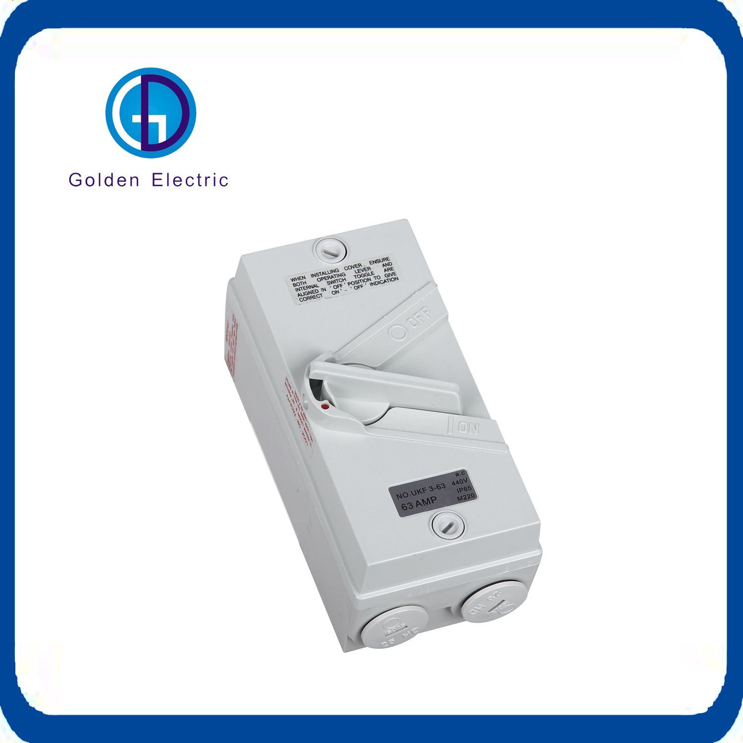 IP66 Disconnector Switch 63A Isolator Switch