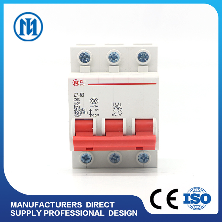 4p Mini Circuit Breaker Yeb1-63 for Circuit Breaking
