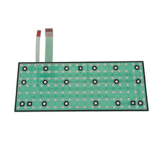 Custom Thin Film Switches with Transparent Window and LED Light