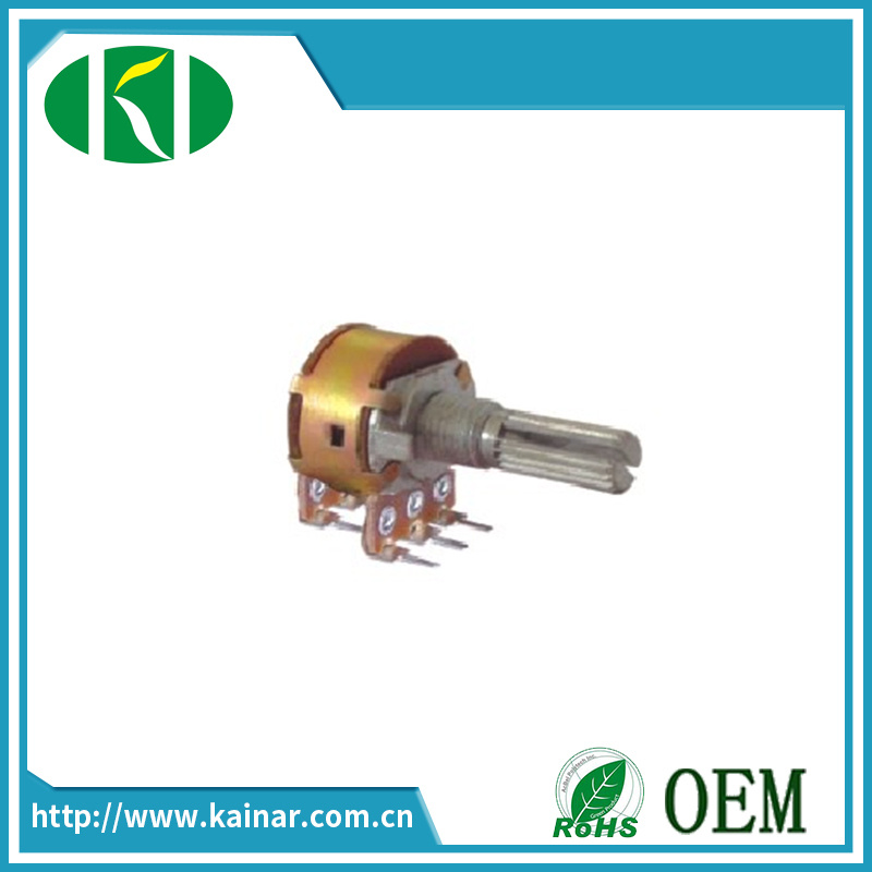 16mm Volume Control 10k Linear Potentiometer with 18t Shaft Wh148-1b-5-18t