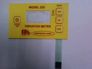 Embossed FPC Flexible Membrane Switch Keypad for Electric Computer / Control Panel