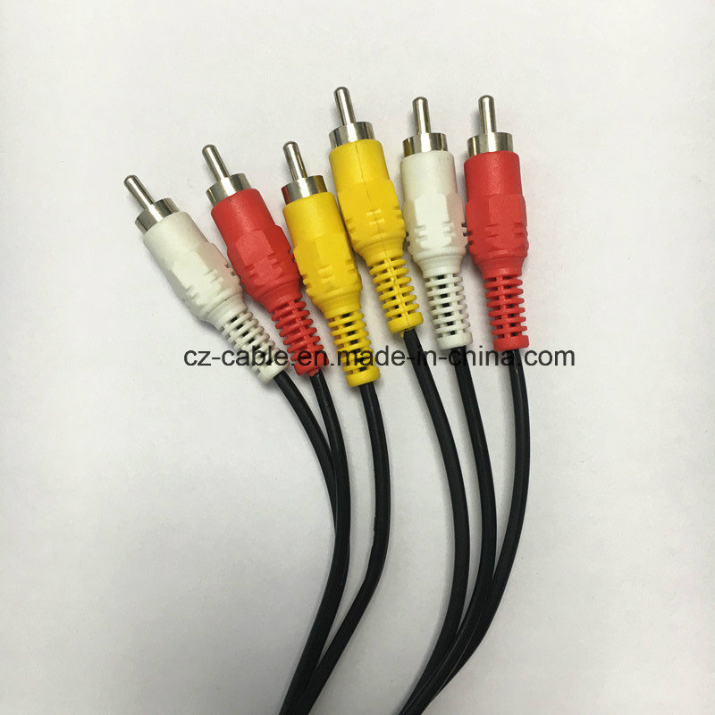 3RCA to 3RCA Audio Cable, AV/TV Cable