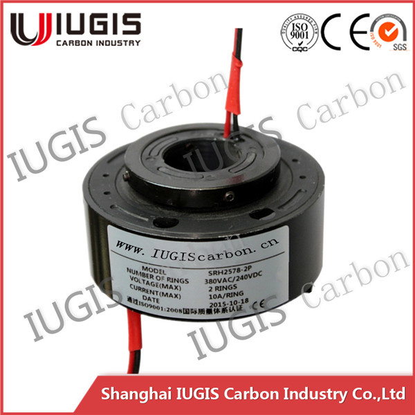 Srh2578-2 Through Bore Slip Ring 2 Wires Inner Diameter 25mm