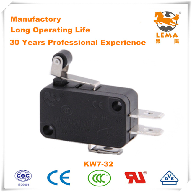 Lema Plastic Roller Lever Kw7-32 Micro Switch