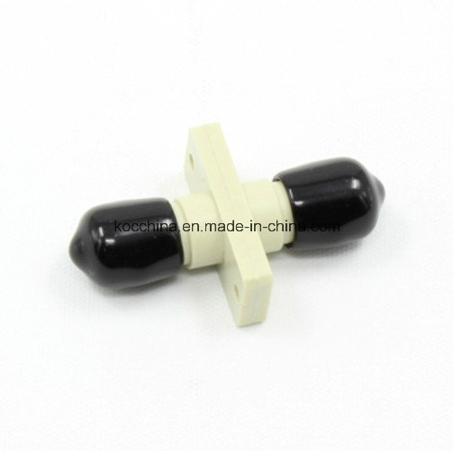 St mm Duplex Plastic Fiber Optic Adapter