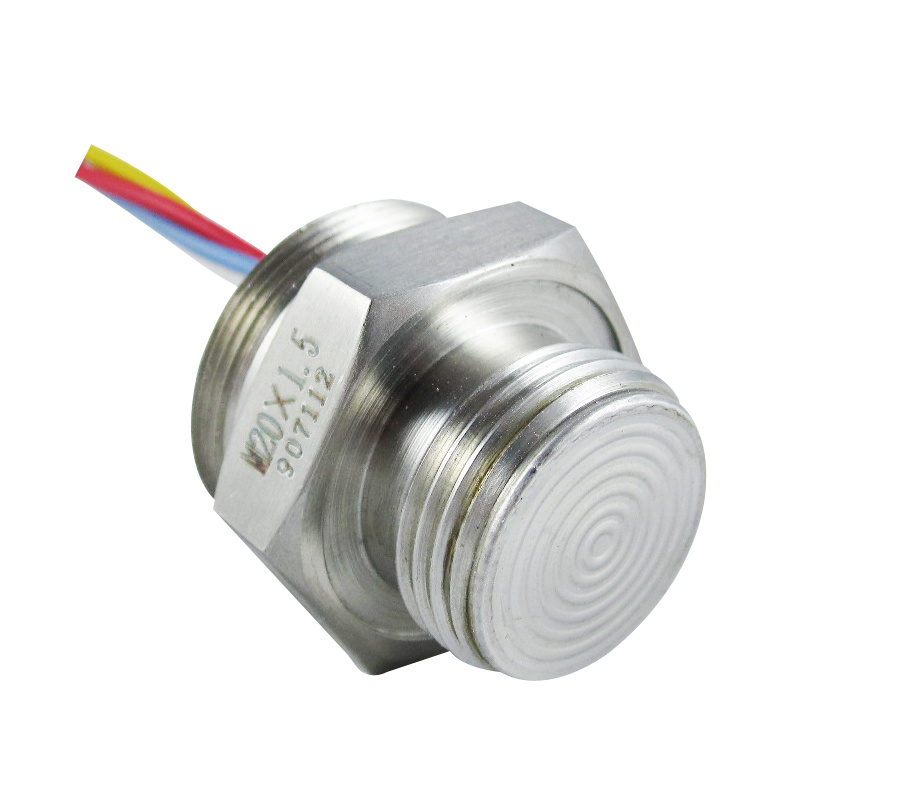 Flush Diaphragm Piezoresistive Silicon Pressure Sensor Screw Thread (PC12)