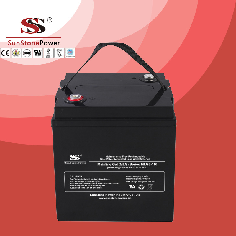 Lead Acid Battery Mlg6-110 Deep Cycle Battery Solar Battery