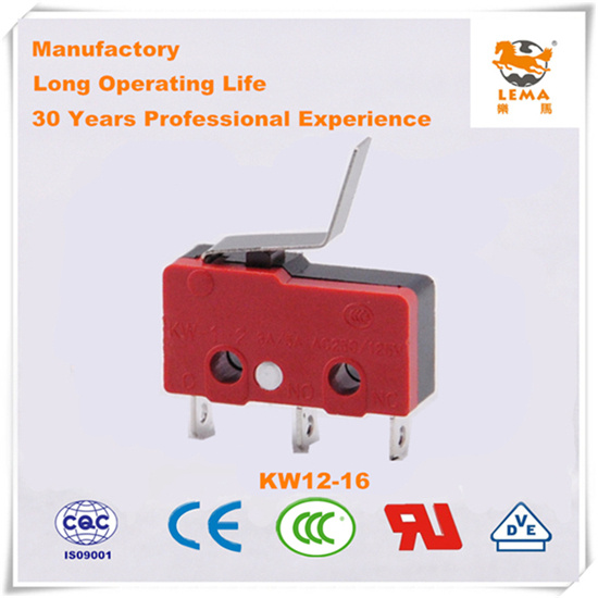Lema Black and Red Kw12-16 Micro Switch