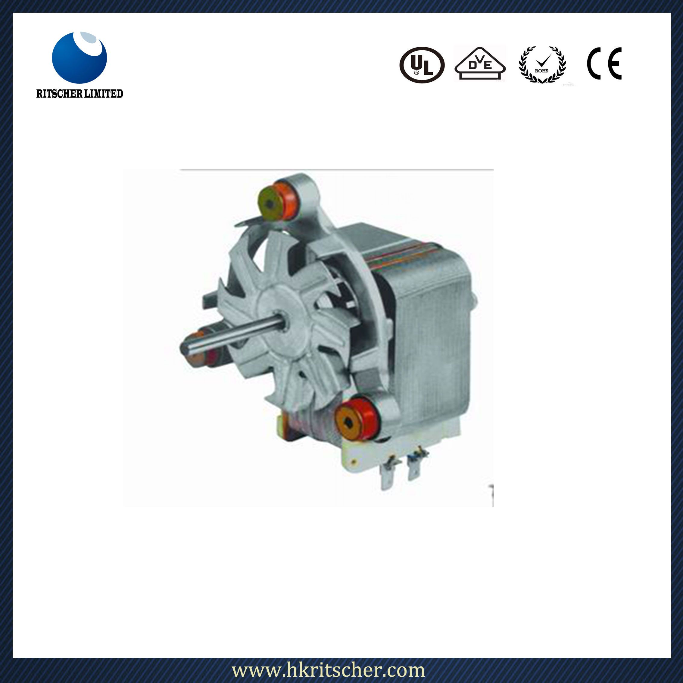 72mm High Performance Fan Shaded Pole Motor for Ventilators