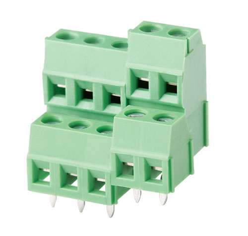 Rising Clamp Type of PCB Terminal Block UL Ce Certified