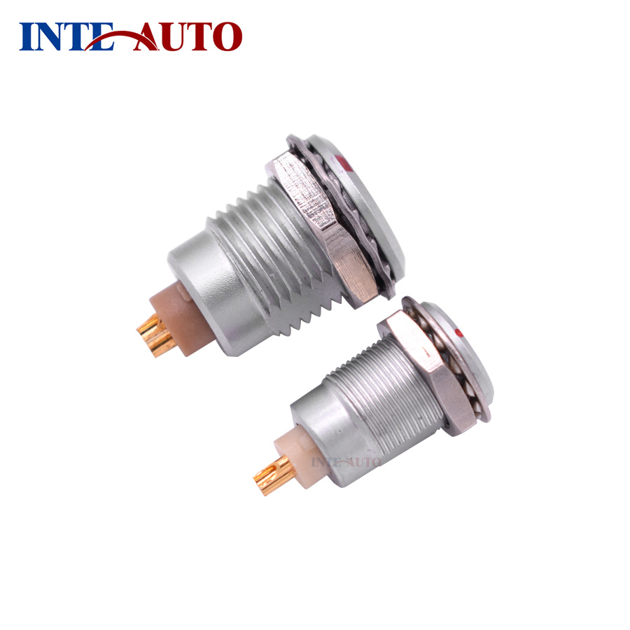 Circular Sealed Metal M12 Connector Lemos Fgg Egg