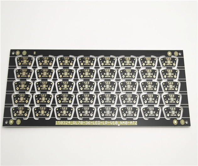Single Side Black Aluminum Mc PCB for LED Lighting