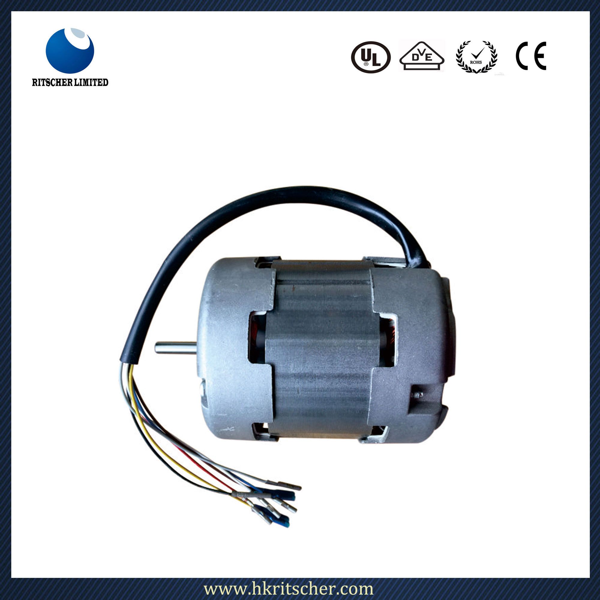 Low Noise Electrical Tools Vacuum Cleaner Single Phase Dual-Capacity Motor