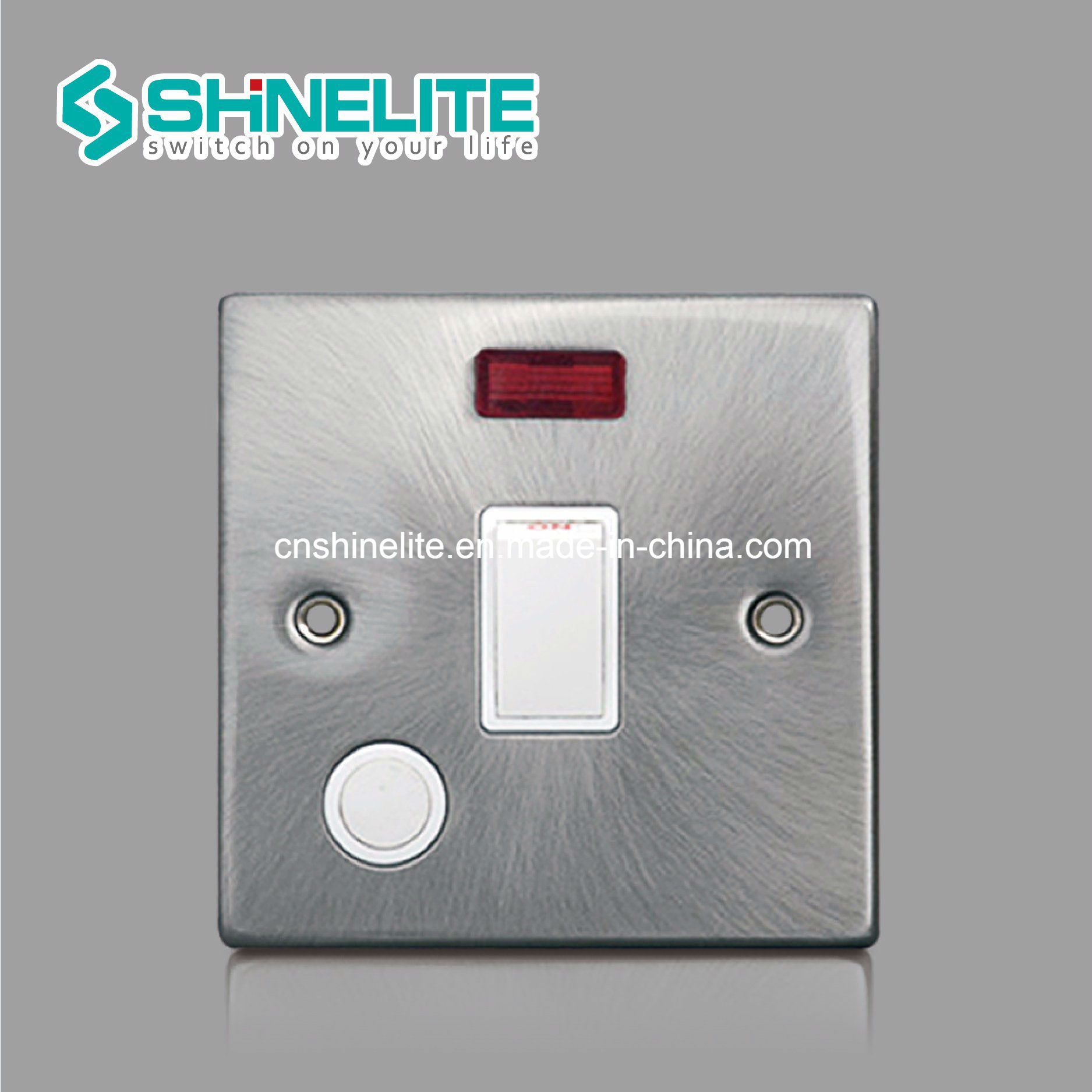 Stainless Steel 1 Gang 20A Electrical Switch OEM