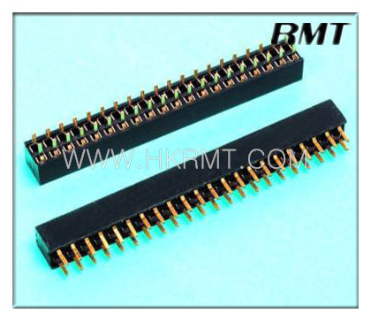 Female Header 2.00mm Double 180 Degree