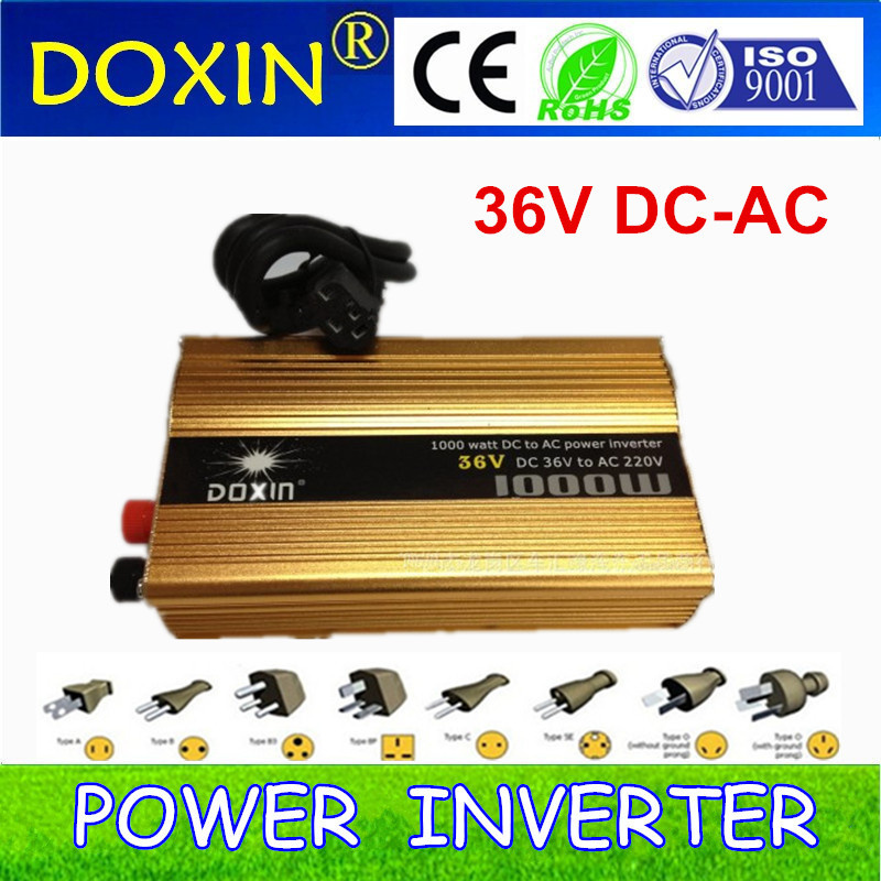 DC to AC Power Inverter for Electronic Bicycle Modified sine wave Inverter 36V 1000W 1200W 1500W