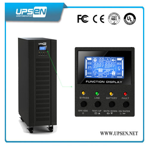 LCD UPS with Short Circuit Protection and Compact Design