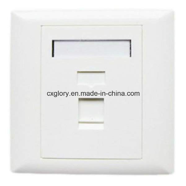 RJ45 1 Port Cat. 6 Faceplate