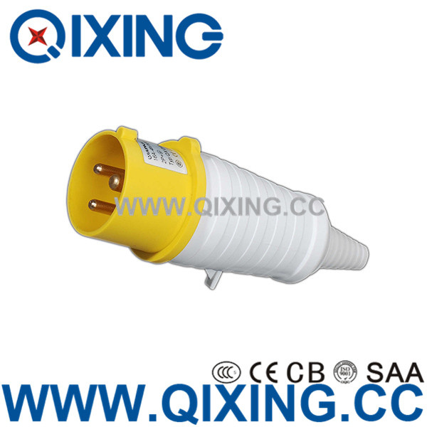 Commando 32A 3p Yellow 110V Industrial Plug/ PVC Tail Type
